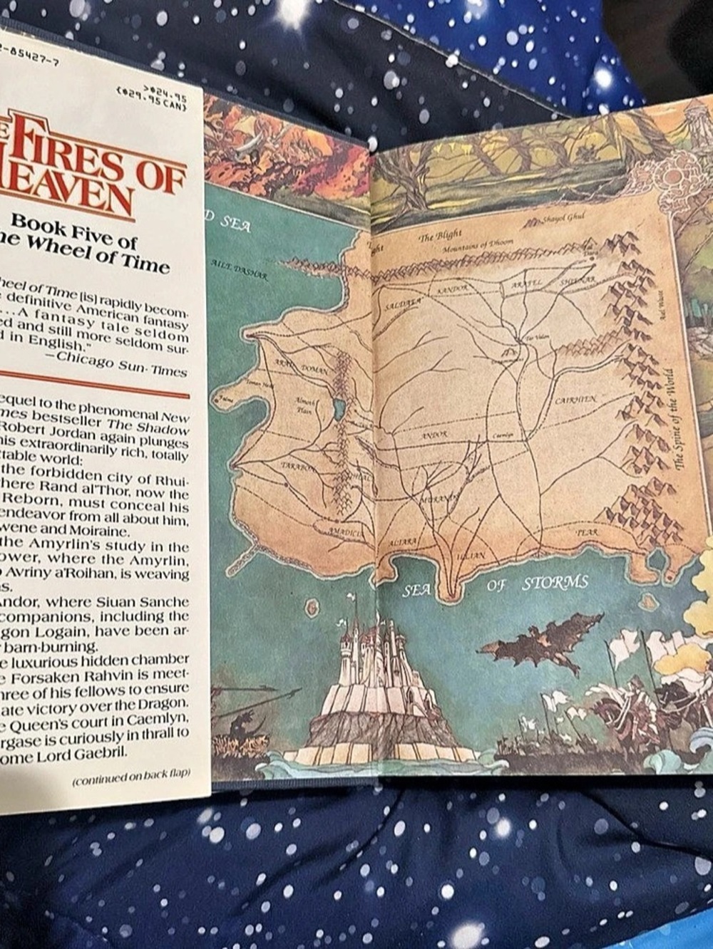 Tor The Fires of Heaven Hardcover Fantasy Novel